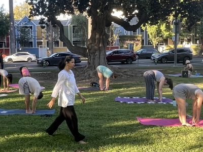 yoga session from los angeles